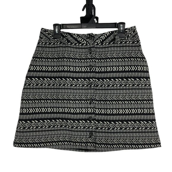 Anthropologie-Maeve Fieldnotes Button Front Mini Skirt Size 12 - Picture 2 of 16